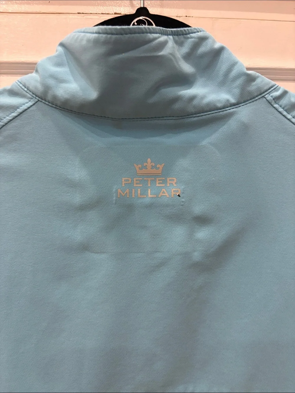 Peter Millar Light Blue Men's Sleeveless Vest with Front Zip